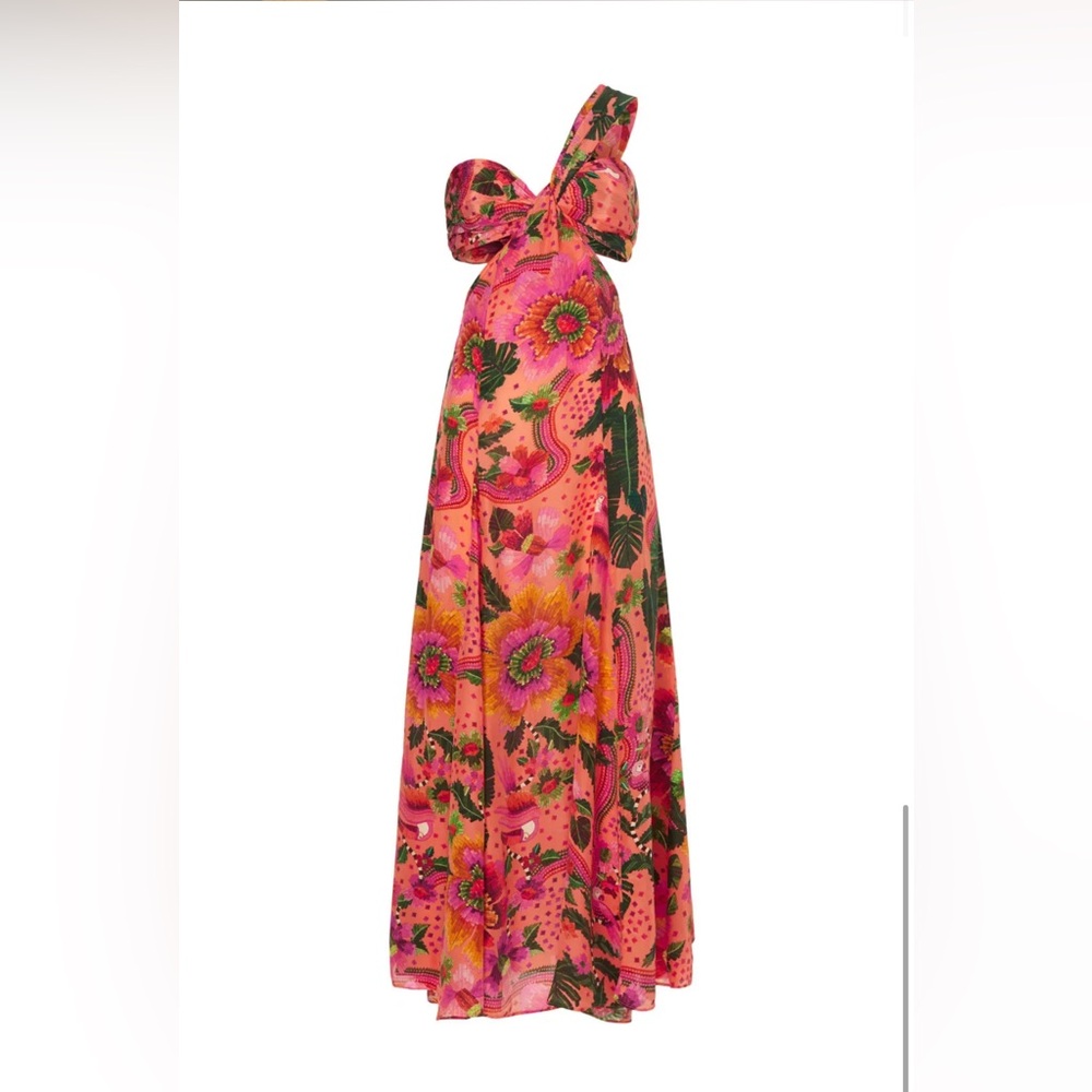 FARM Rio Blooming Garden One-Shoulder Maxi Dress - Picture 5 of 15